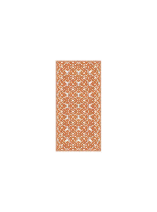 Chemins de table en vinyle Adama Alma Tuiles, un voyage visuel à chaque repas. lisa orange