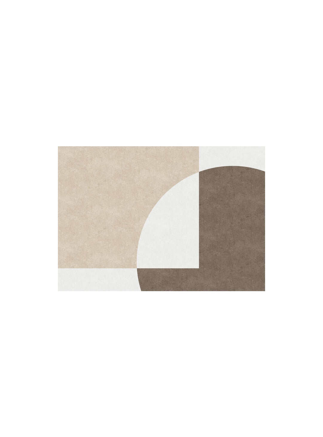 Napperons en vinyle Adama Alma Modern, style artistique pour une table raffinée. louvre camel