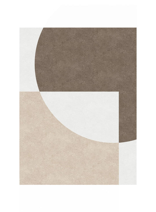 Tapis en vinyle Louvre Adama Alma, durable et antidérapant pour un intérieur stylé. brun