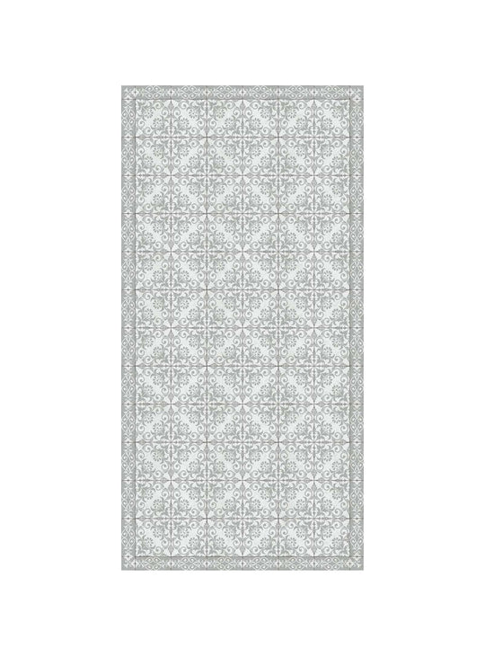 Tapis en vinyle Adama Alma Majestic, faciles à nettoyer et adaptés aux foyers actifs. gris