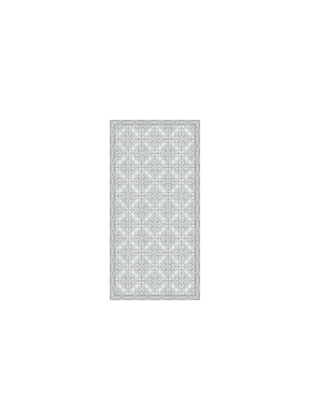 Chemins de table en vinyle Adama Alma Tuiles, résistants à l’eau et à l’usure. majestic gris