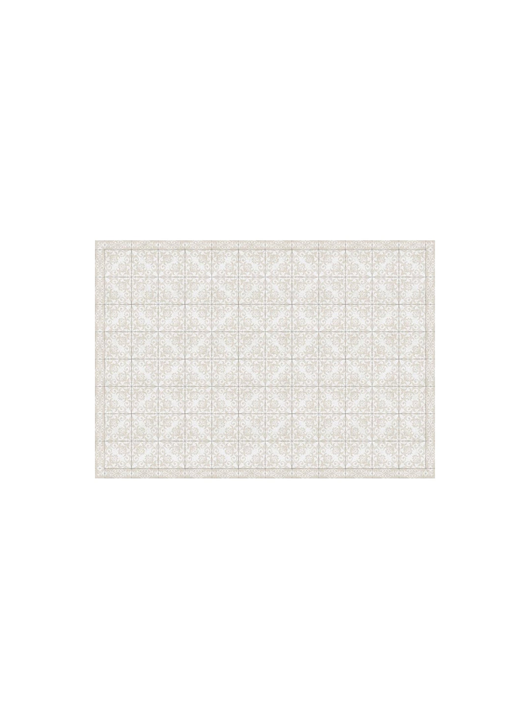 Napperons en vinyle Adama Alma Tuiles, parfaits pour sublimer votre table d’hôte. majestic beige