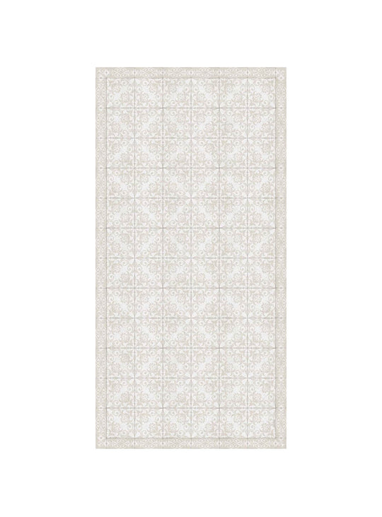 Tapis en vinyle Adama Alma Majestic, antidérapants et idéals pour zones à fort trafic. beige