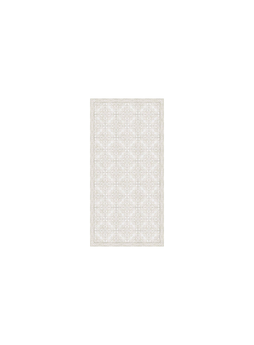 Chemins de table en vinyle Adama Alma Tuiles, idéals pour tables modernes et créatives. majestic beige