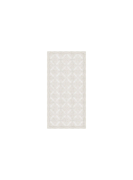 Chemins de table en vinyle Adama Alma Tuiles, idéals pour tables modernes et créatives. majestic beige