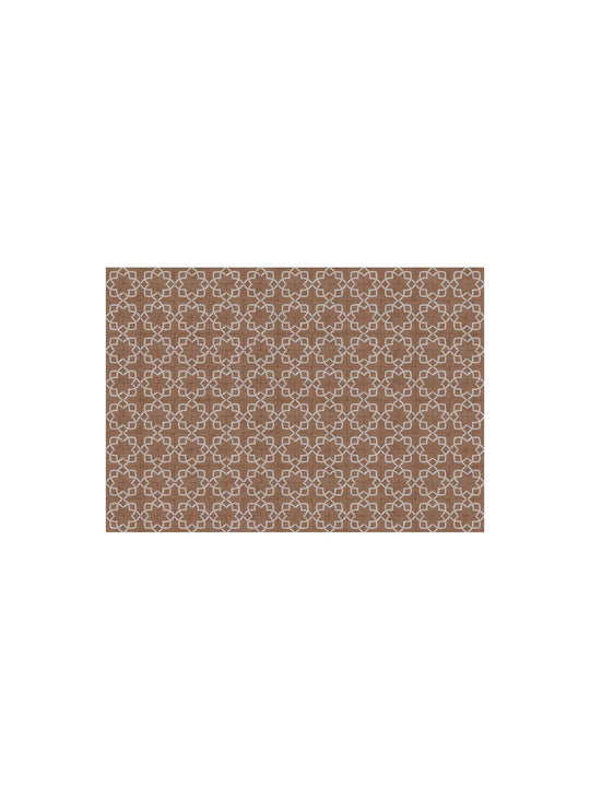 Napperons en vinyle Adama Alma Tuiles, style méditerranéen et esprit contemporain. manos brun