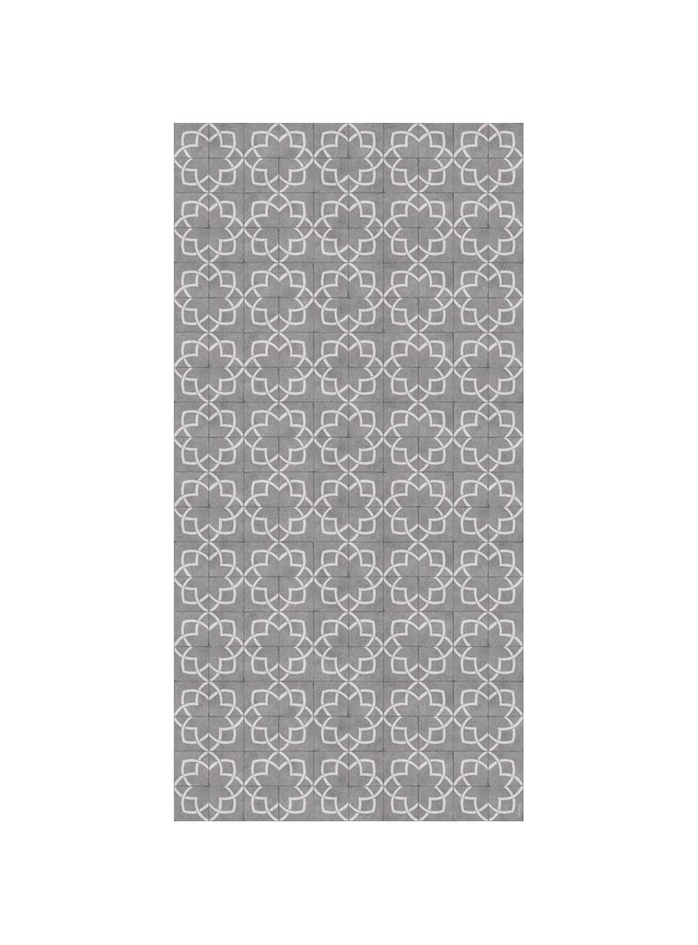 Tapis en vinyle Manos, robustesse et confort au quotidien. gris