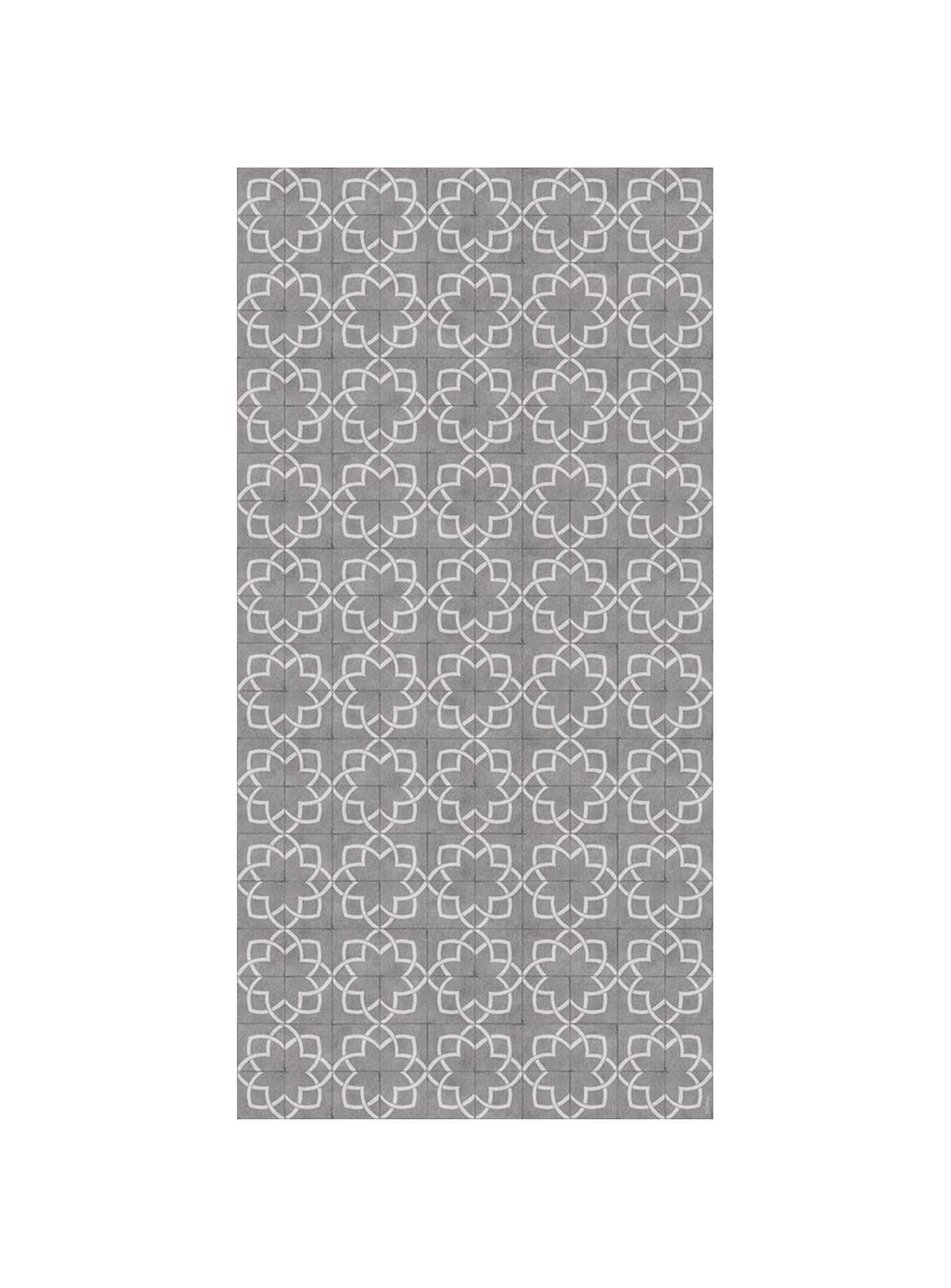 Tapis en vinyle Manos, robustesse et confort au quotidien. gris