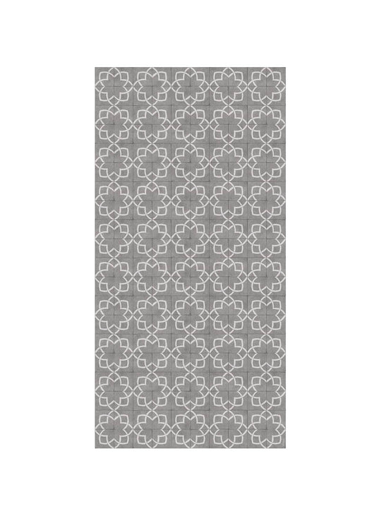 Tapis en vinyle Manos, robustesse et confort au quotidien. gris
