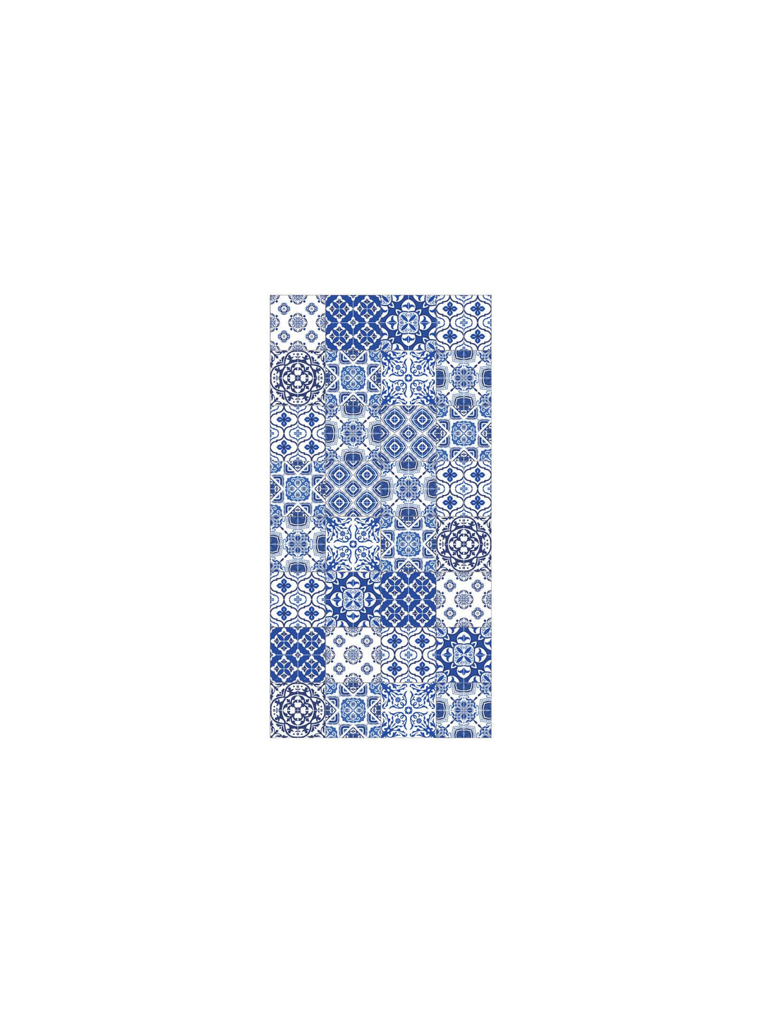 Chemins de table en vinyle Adama Alma Tuiles, robustes et esthétiques au quotidien. morning bleu