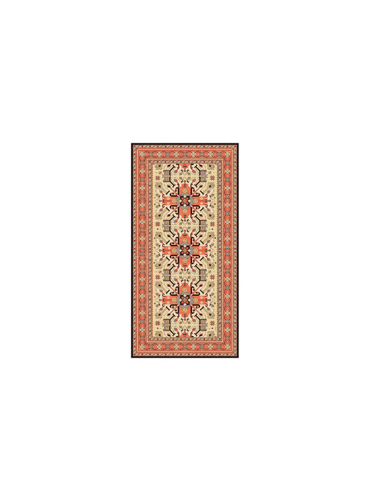 Chemins de table en vinyle Adama Alma Persan, élégance orientale au quotidien. mullah orange