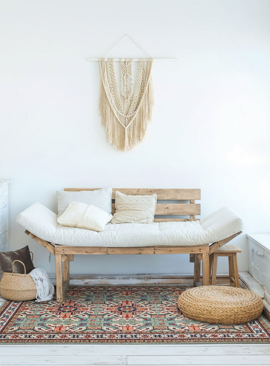 Tapis en vinyle Adama Alma Mullah, durables et parfaits pour un intérieur stylé. vert