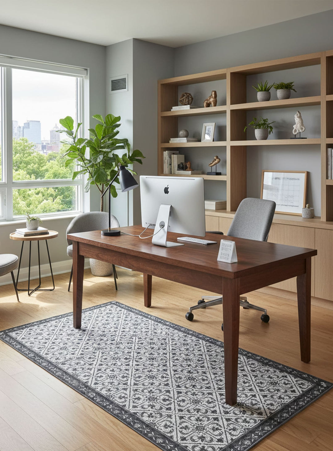 Tapis en vinyle Adama Alma Narangi, imperméables et résistants aux accidents.