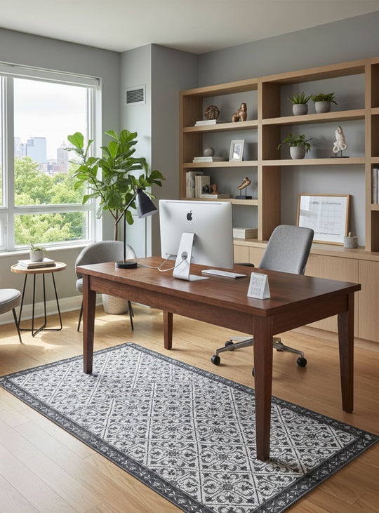 Tapis en vinyle Adama Alma Narangi, imperméables et résistants aux accidents.