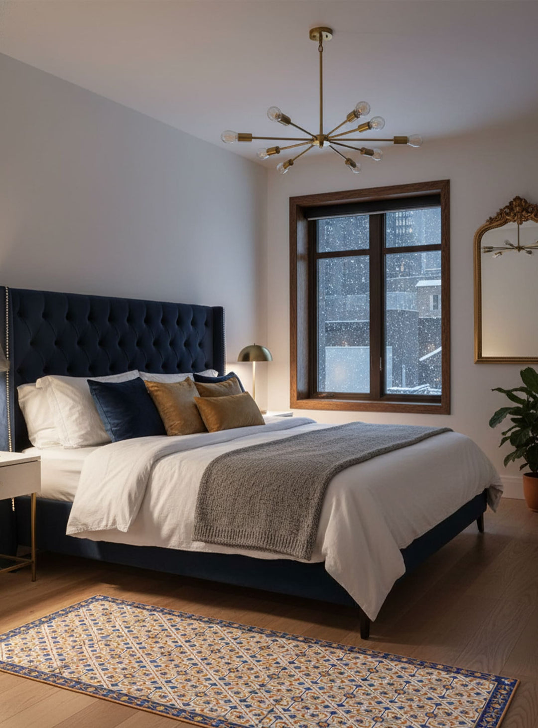 Tapis en vinyle Adama Alma Narangi, antidérapants et idéals pour zones à fort trafic.