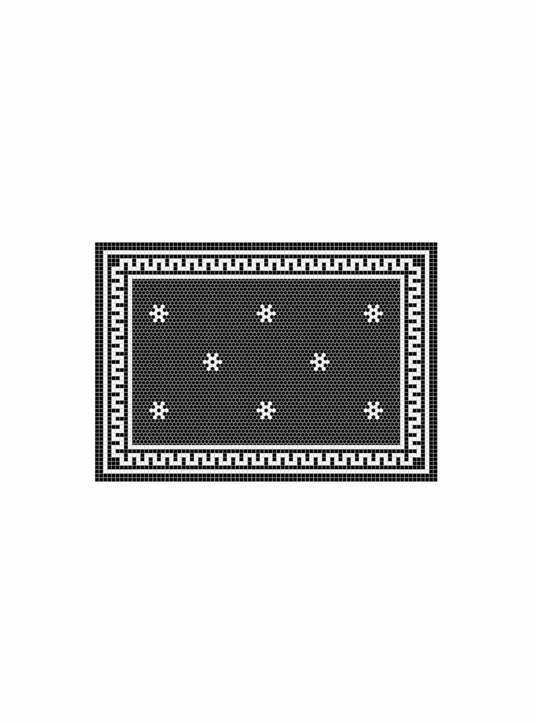 Napperons en vinyle Adama Alma Classiques, un choix chic pour sublimer vos repas. tuxedo noir