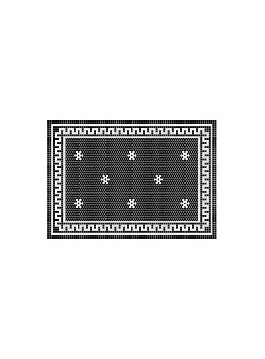 Napperons en vinyle Adama Alma Classiques, un choix chic pour sublimer vos repas. tuxedo noir