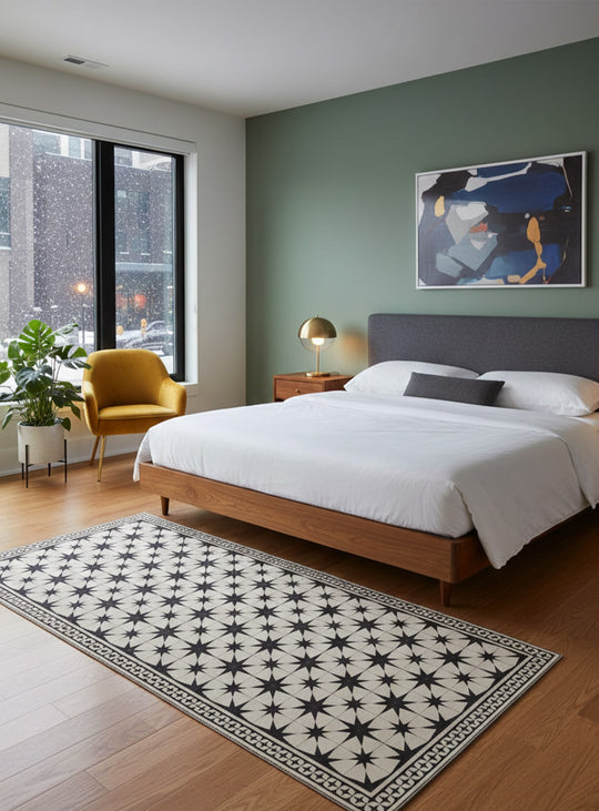 Tapis en vinyle Adama Alma NightSky, durables et parfaits pour un intérieur stylé.