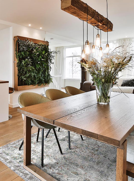 Tapis en vinyle Noah Adama Alma, entretien facile et durabilité garantie. vert