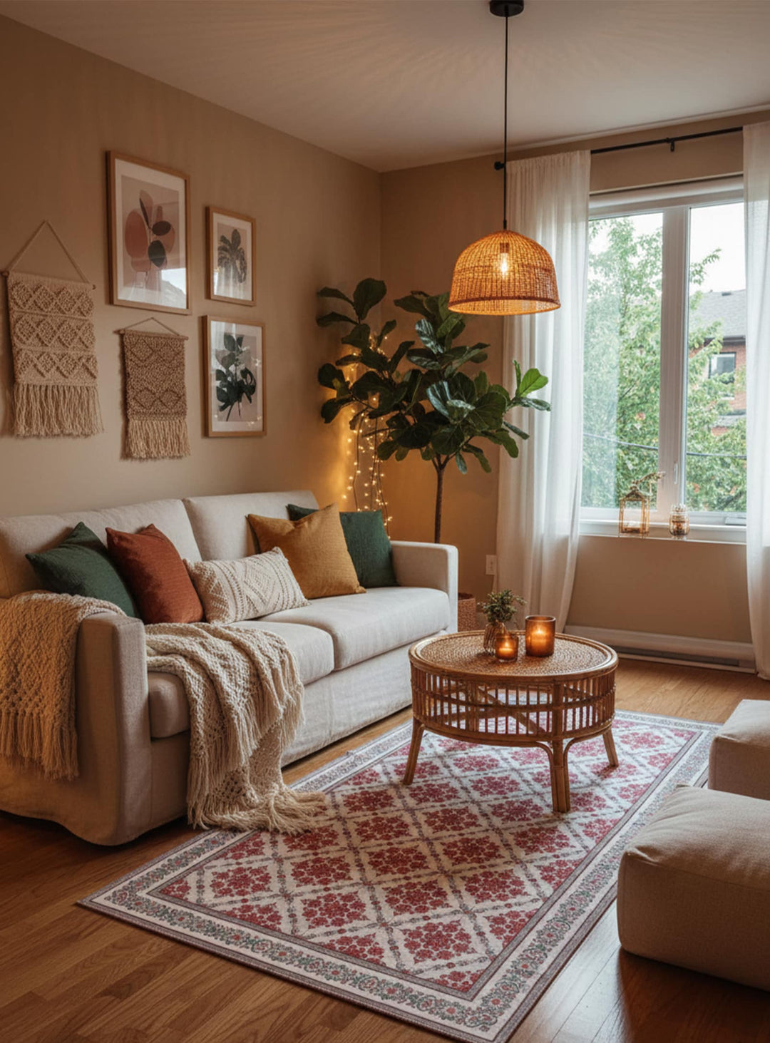 Tapis en vinyle Adama Alma Noelia, faciles à laver et adaptés aux foyers actifs.