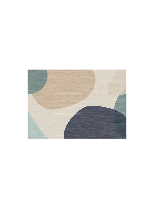 Napperons en vinyle Adama Alma Modern, un choix chic pour chaque repas. nuria bleu