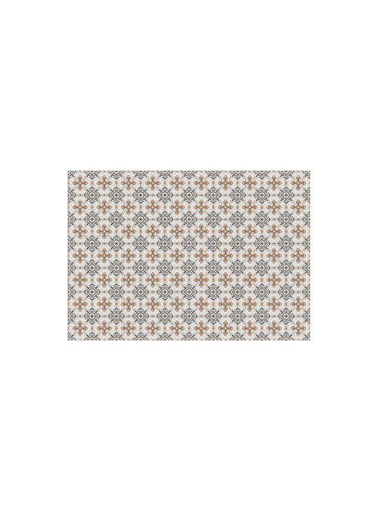 Napperons en vinyle Adama Alma Tuiles, esthétiques et pratiques pour tous les repas. nutmeg 