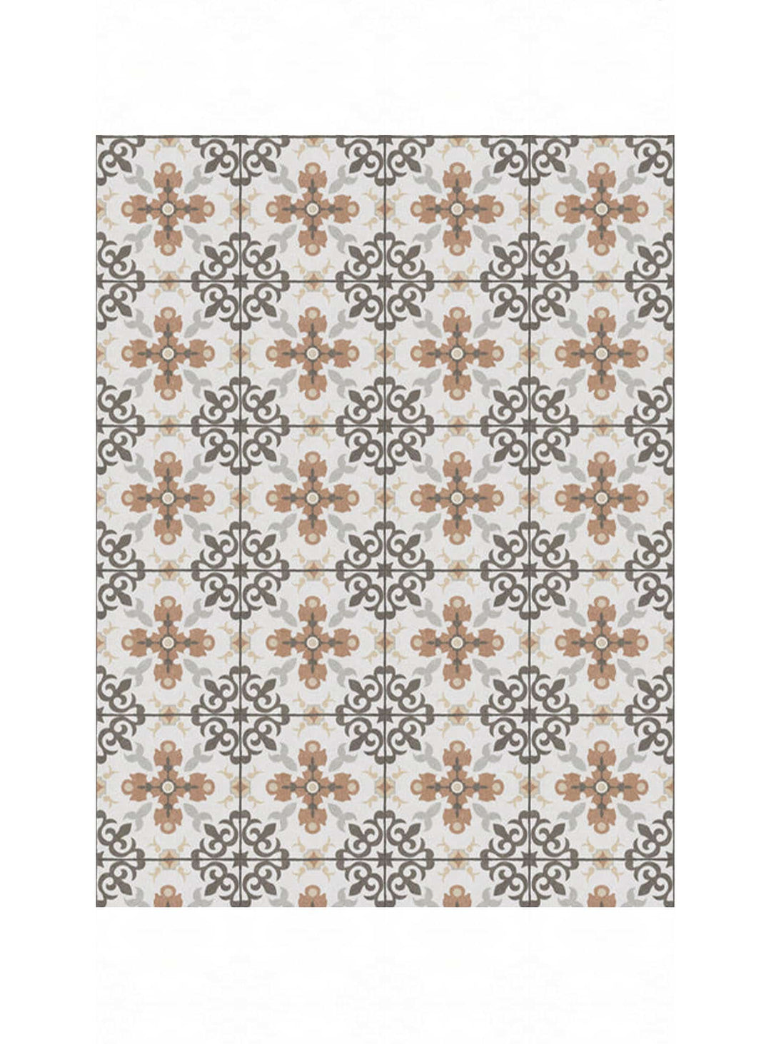 Tapis en vinyle Nutmeg Adama Alma, durable et antidérapant pour un intérieur stylé.