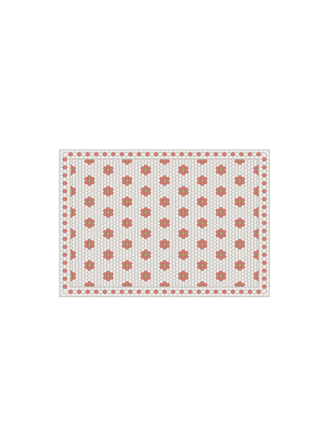 Napperons en vinyle Adama Alma Classiques, durabilité et beauté réunies. petite fleur rose