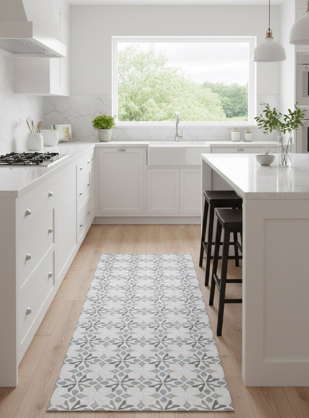 Tapis Piedra Adama Alma, robuste et antidérapant pour un intérieur stylé.