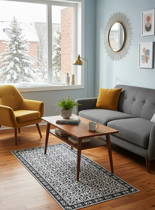 Carpettes en vinyle Adama Alma Pinta, faciles à nettoyer pour foyers avec animaux.