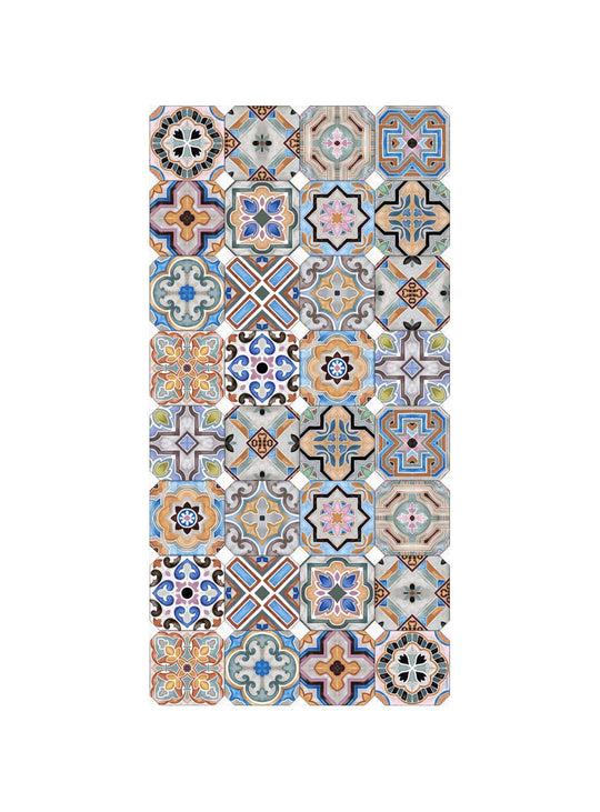 Tapis en vinyle Adama Alma Porto, antidérapants et idéals pour zones à trafic élevé.