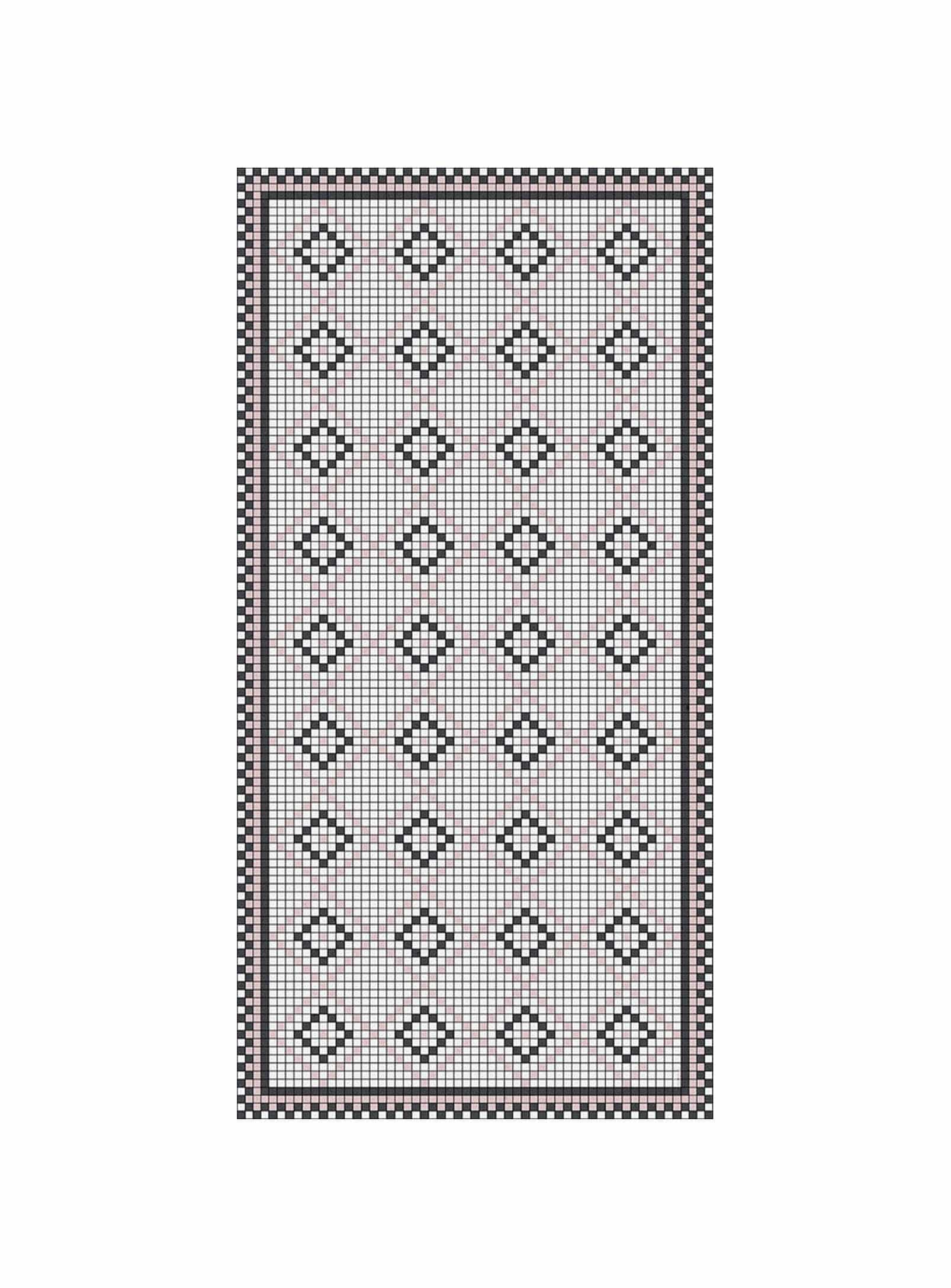 Roma: Rectangular vinyl rug - Adama Alma – Nüspace