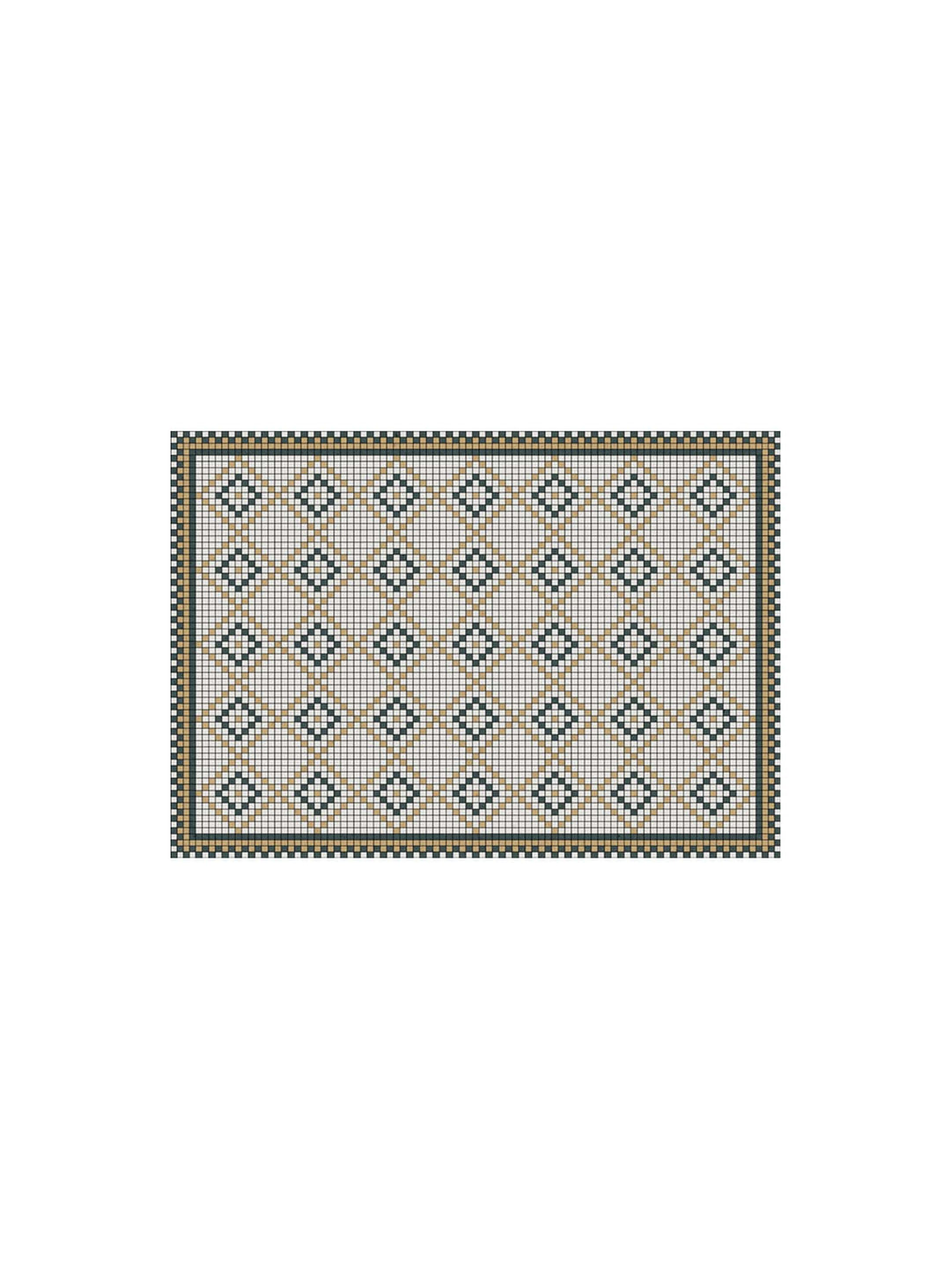 Napperons en vinyle Adama Alma Tuiles, élégants et conçus pour durer. roma jaune