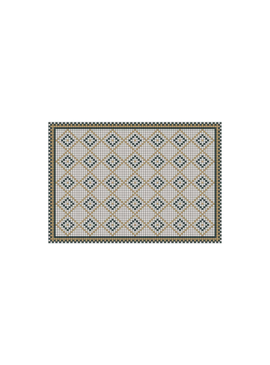 Napperons en vinyle Adama Alma Tuiles, élégants et conçus pour durer. roma jaune