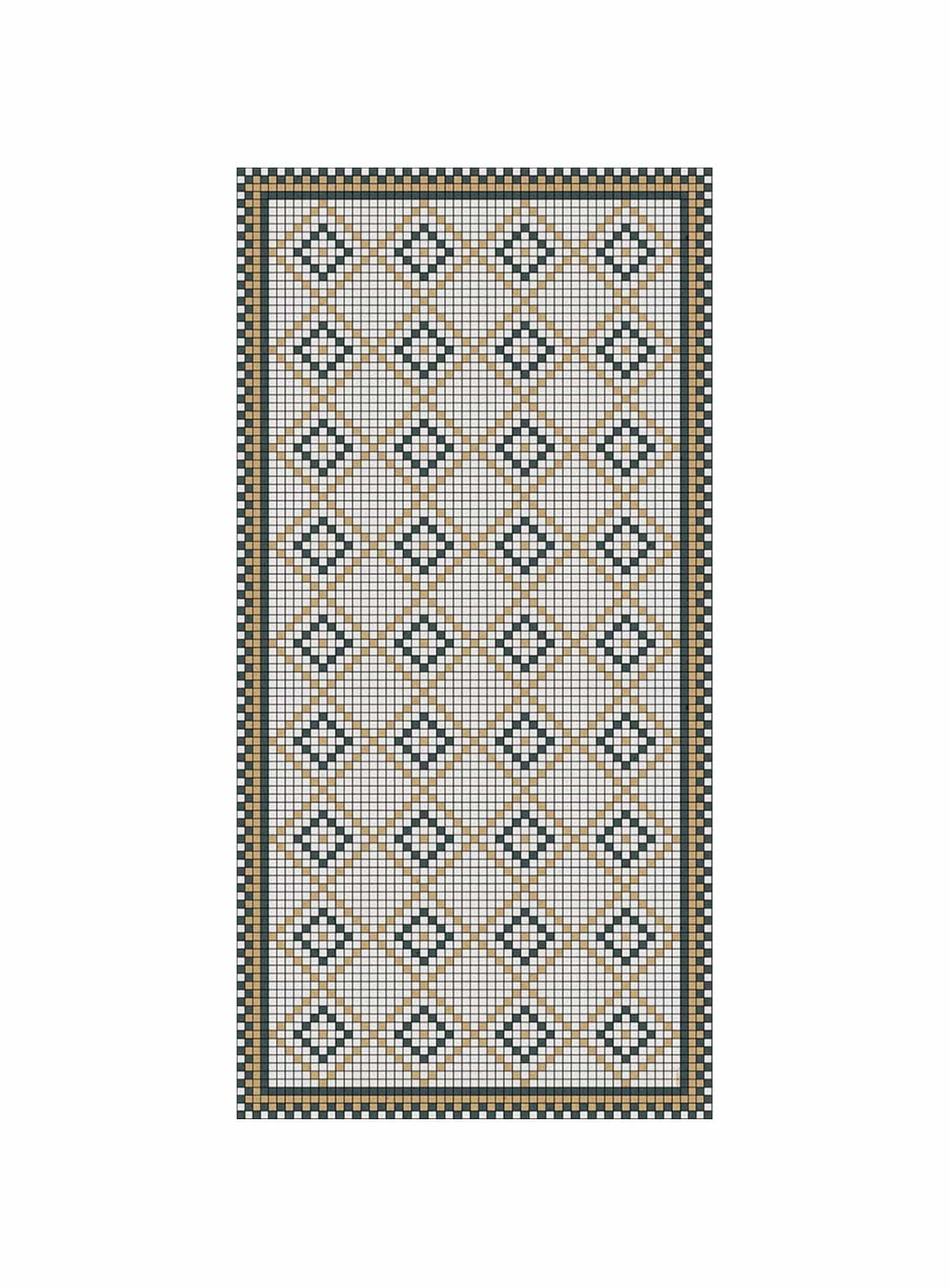 Tapis Roma Adama Alma, hypoallergénique et sûr pour les animaux. jaune