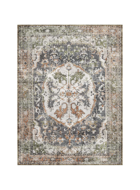 Tapis en vinyle Samuel Adama Alma, PVC-polyester robuste pour longue performance. vert