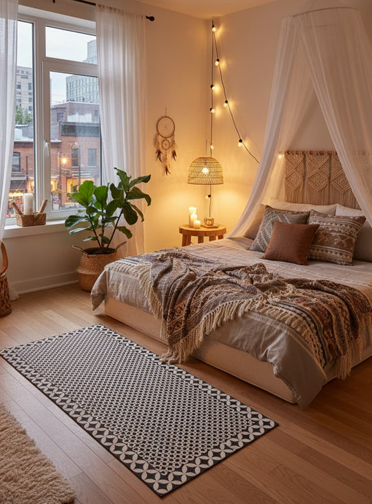 Tapis en vinyle Adama Alma Sarona, durables et parfaits pour un intérieur élégant.