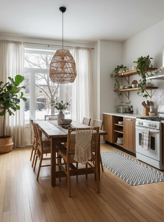 Tapis en vinyle Adama Alma Sarona, étanches et résistants aux déversements.