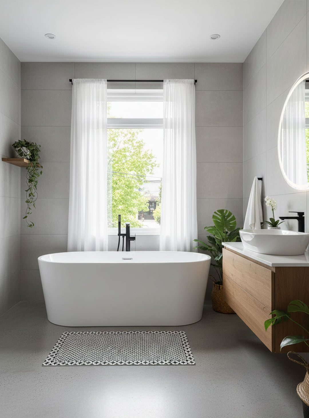 Tapis en vinyle Adama Alma Sarona, hypoallergéniques et sûrs pour les animaux.