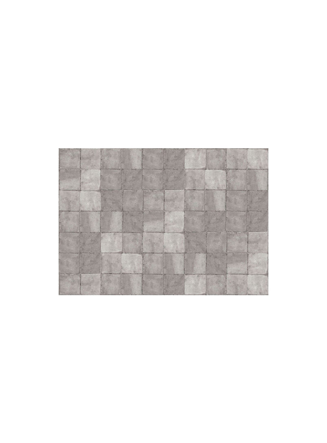 Napperons en vinyle Adama Alma Tuiles, inspiration artisanale et design moderne. sett gris