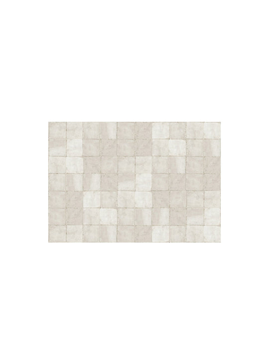 Napperons en vinyle Adama Alma Tuiles, une table originale sans compromis pratique. sett ocre