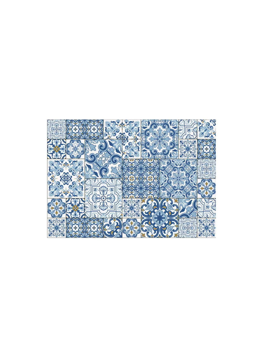 Napperons en vinyle Adama Alma Tuiles, motifs forts pour repas pleins de caractère. sevilla