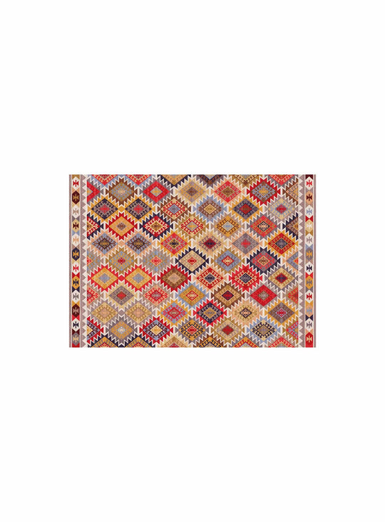 Napperons en vinyle Adama Alma Modern, une touche artistique au quotidien. taco rouge