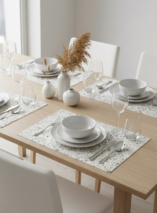 Napperons en vinyle Adama Alma Classiques, élégants et parfaits pour sublimer votre table. terrazito