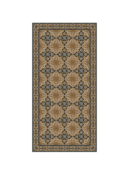 Tapis en vinyle Turquesa Adama Alma, résistant à l’eau et idéal zones à fort trafic.