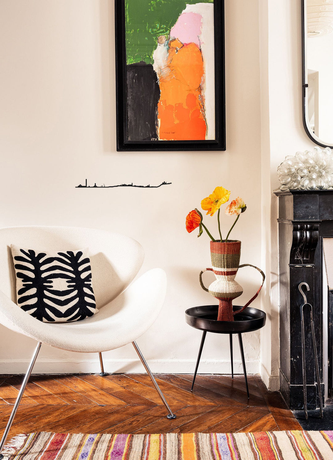 The Line Alger : skyline murale design célébrant la capitale algérienne.