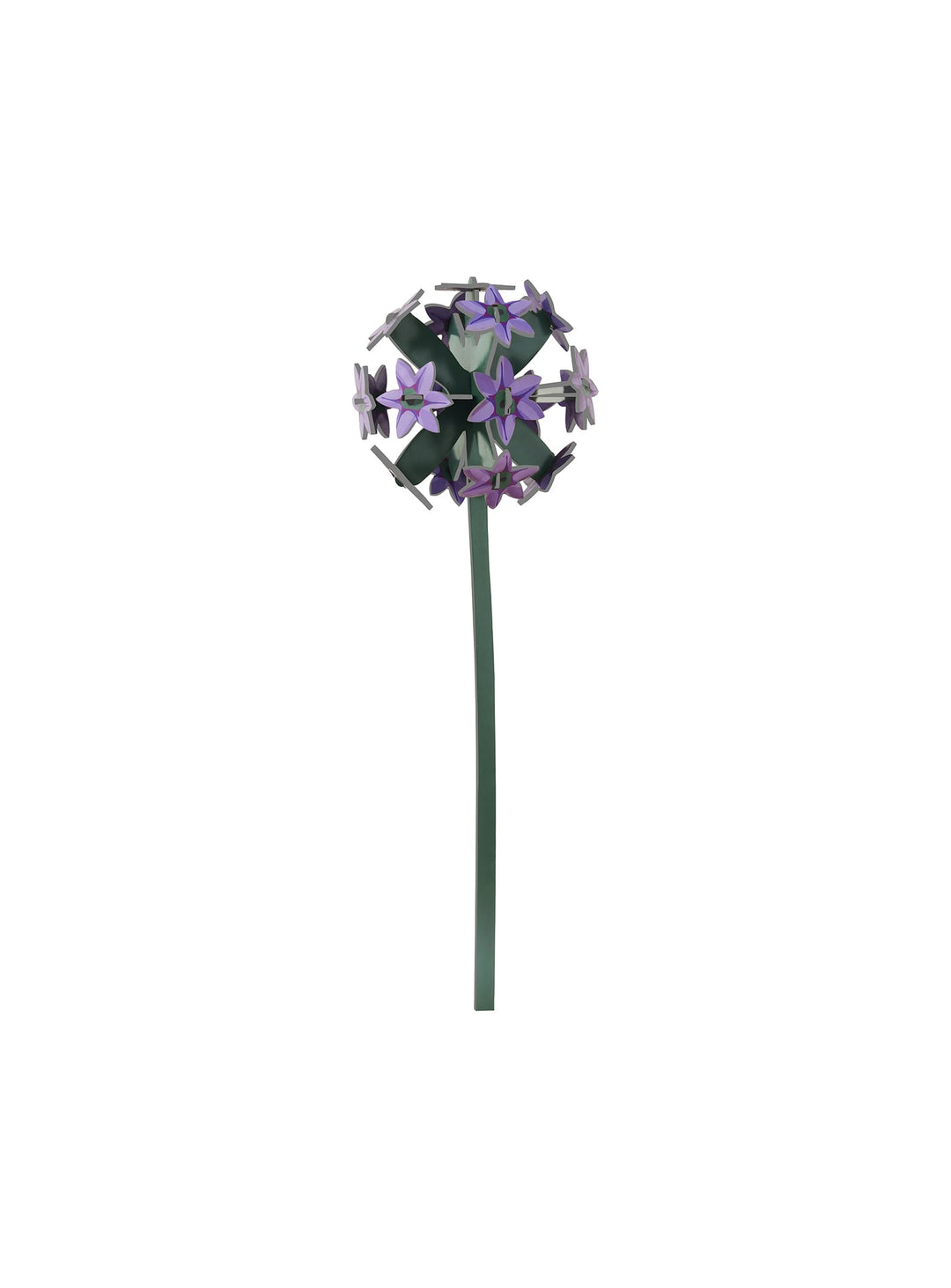 Fleur décorative Allium Studio ROOF : design floral contemporain en carton recyclé.