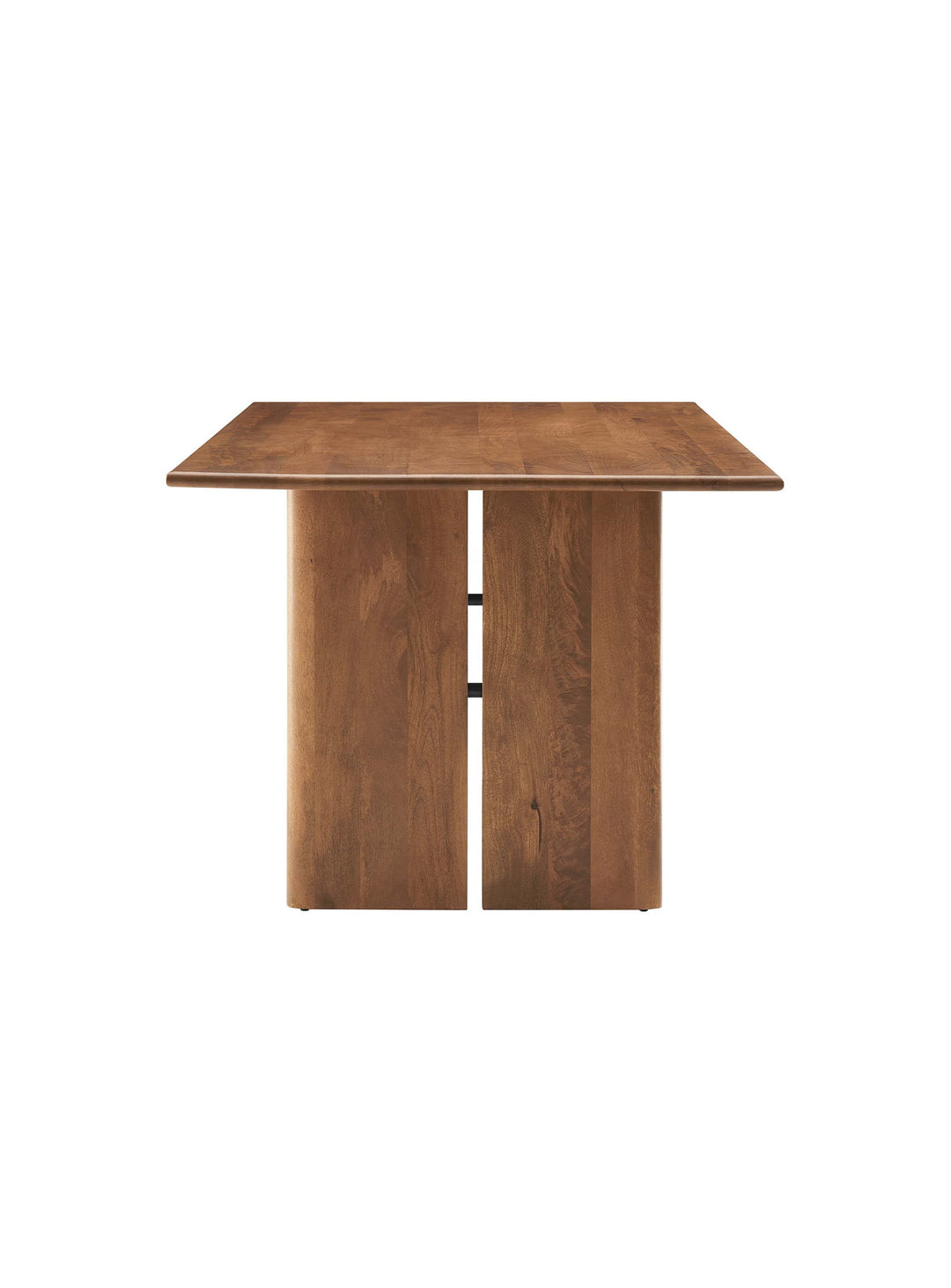 La table à dîner Amistad valorise votre espace avec son bois naturel. noyer