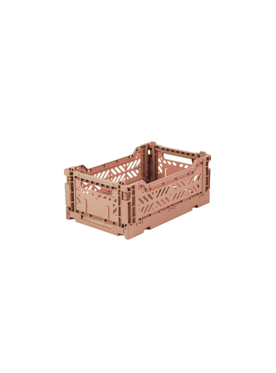 Caisses pliantes Aykasa, pliables pour un stockage facile hors utilisation. beige chaud