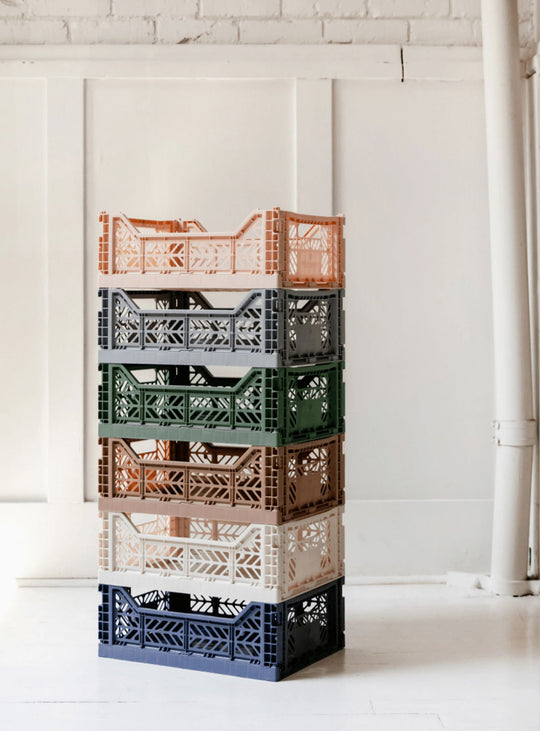 Caisses pliantes Aykasa, alliées parfaites pour transport et stockage.